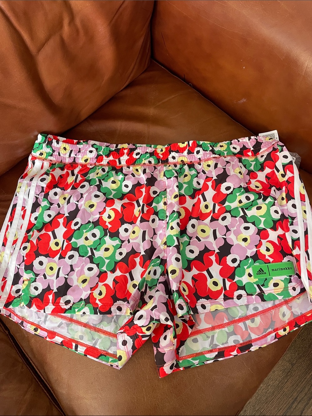 Adidas x Marimekko floral shorts